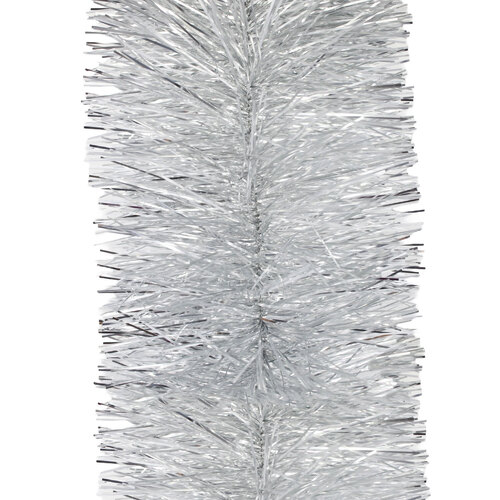 10m SILVER Christmas Tinsel 200mm wide