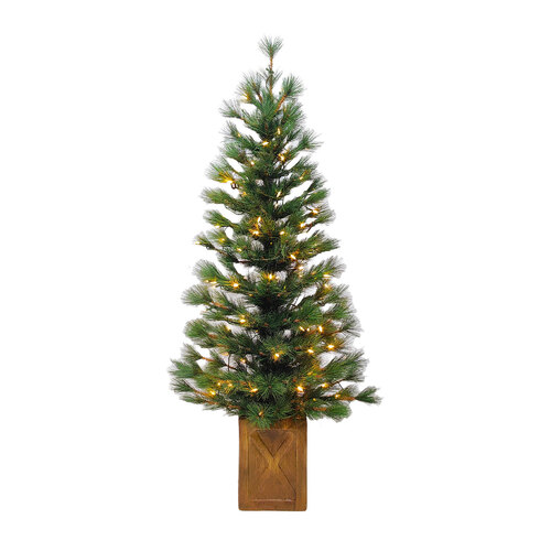 The Oxford Potted PIne 4ft / 120cm Prelit