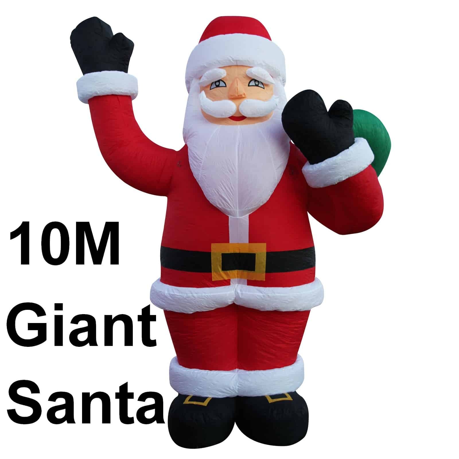 10M Giant Christmas Santa Claus Inflatable Outdoor
