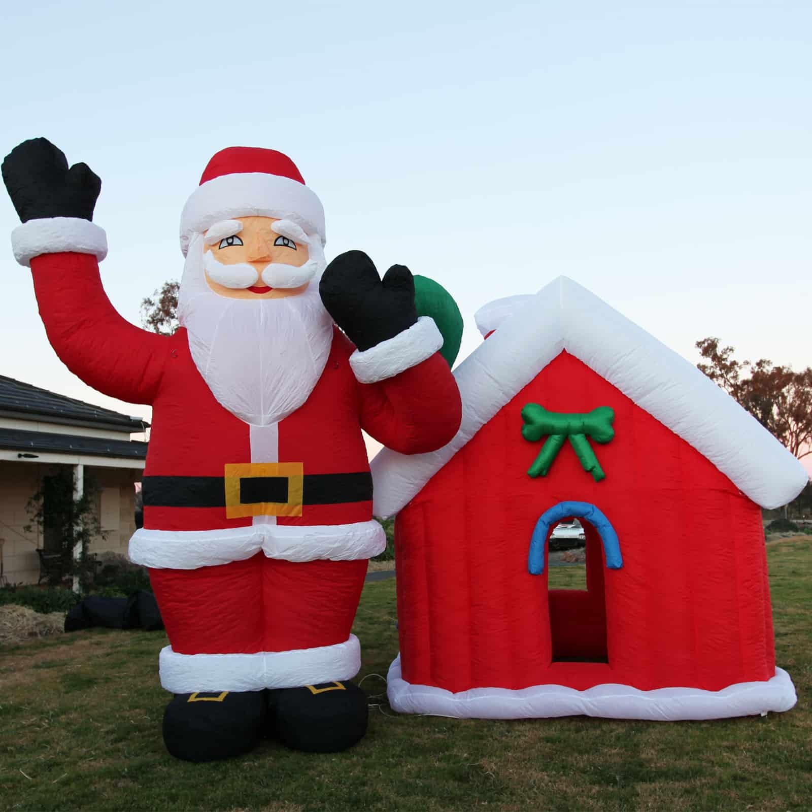 4M Giant Christmas Santa Claus Inflatable Outdoor
