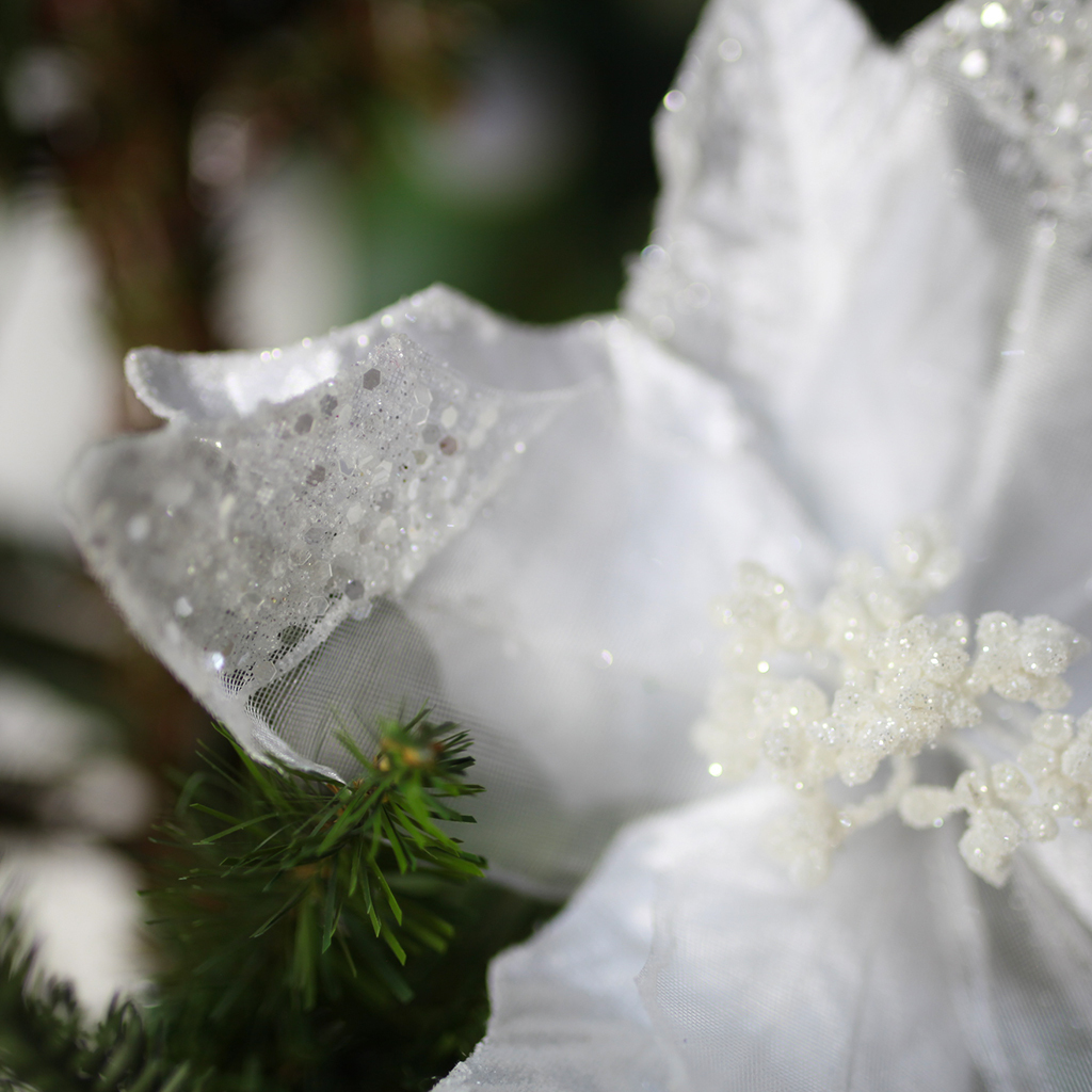 Pure White Flower Picks