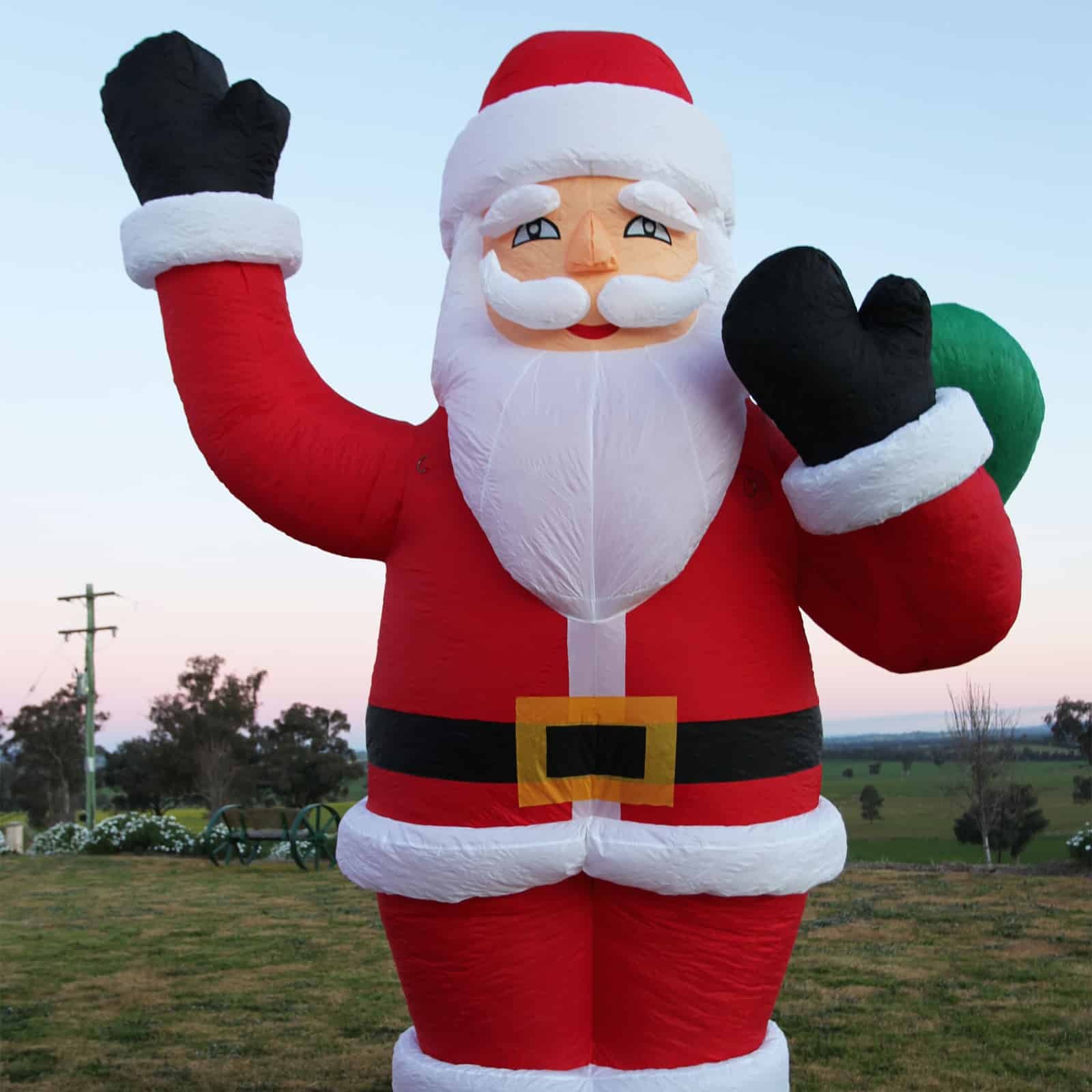 10M Giant Christmas Santa Claus Inflatable Outdoor Decoration Amazing 