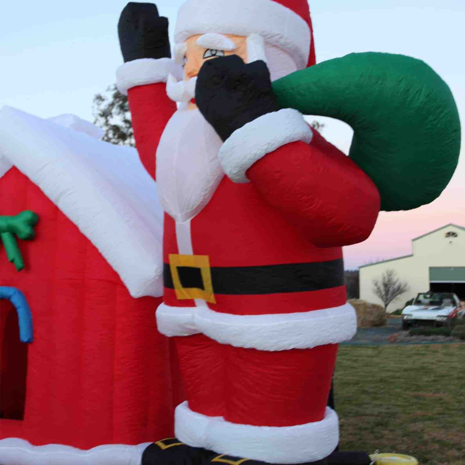 4M Giant Christmas Santa Claus Inflatable Outdoor