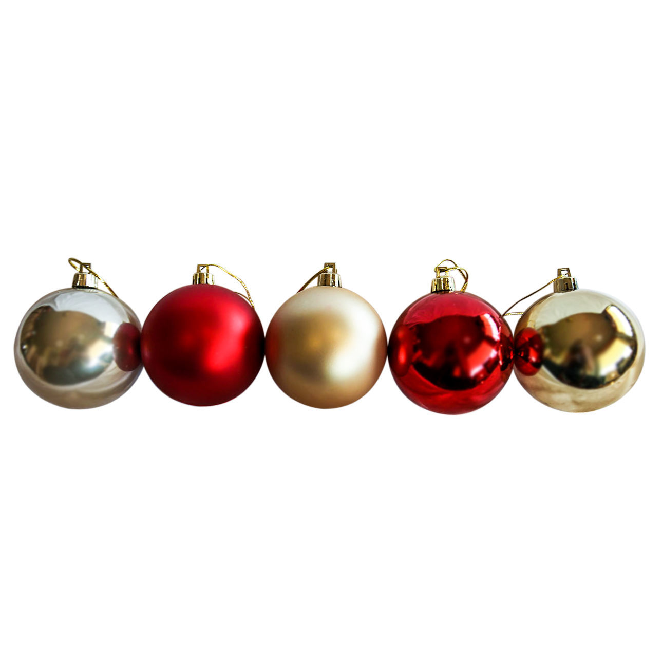 Download Christmas Baubles Ball 80mm RED GOLD 45 Balls - Amazing ...