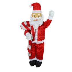 90cm Santa Claus With Candy Cane 