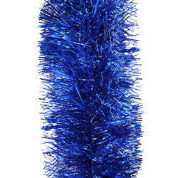 10m  DARK BLUE  Christmas Tinsel  -  150mm  wide