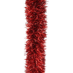 10m  PEONY ROSE  Christmas Tinsel   -  75mm wide