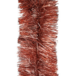 10m  ROSE GOLD  Christmas Tinsel  -  75mm wide