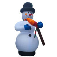 Giant Snowman Christmas Inflatable -  33.3ft  / 10m