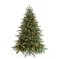DELAWARE 8ft Pre-Lit Christmas Tree 2568 Tips 550 LED Lights