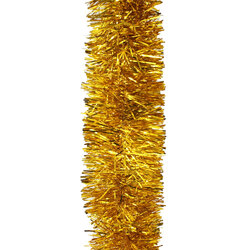 200m  GOLD  Christmas Tinsel  -  75mm wide