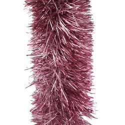 25m   LIGHT PINK   Christmas Tinsel   -   150mm wide