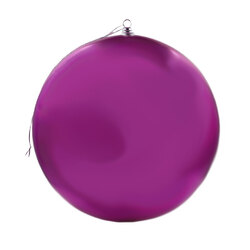 Hot Pink Christmas Bauble Gloss 500mm