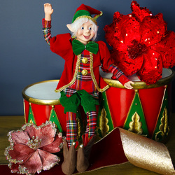 Kevin the Christmas Elf Ornament 45cm