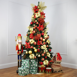 CHRISTMAS PINE DECORATED DELUXE  -  7FT / 2.1M