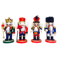 THE QUEENS ROYAL GUARDS - Set of 4  Nutcrackers 16cm