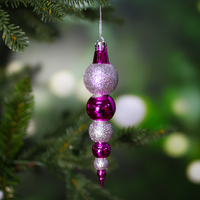 Christmas Tree Finial Bauble 6 Pack