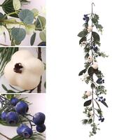 1.5m Garland With Pomegranate White & Blueberry Fruit