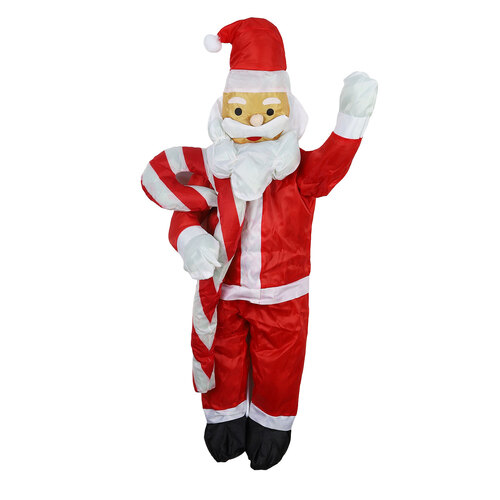 90cm Santa Claus With Candy Cane 