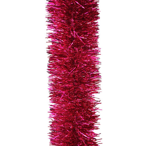 100m HOT PINK Christmas Tinsel 100mm wide