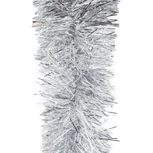 10M SILVER Christmas Tinsel 150mm wide