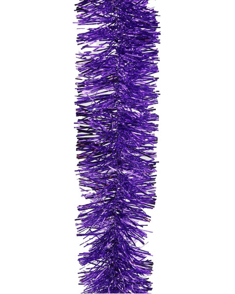 25m LIGHT PURPLE Christmas Tinsel 100mm wide