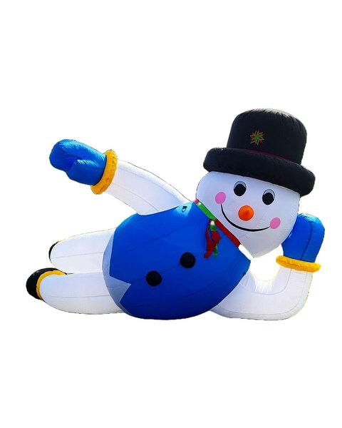 3.6M Giant Snowman Reclining Christmas Inflatable