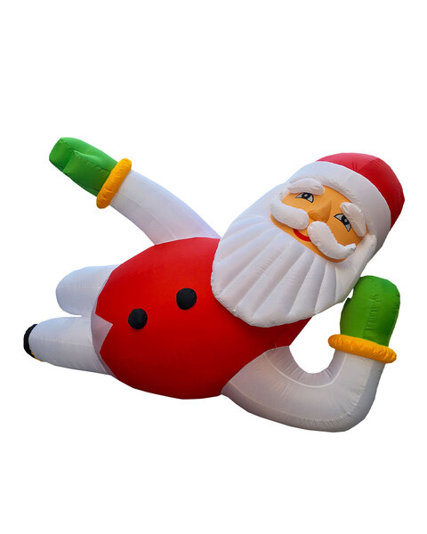 Giant Reclining Santa Christmas Inflatable - 3.6 X 2.0m