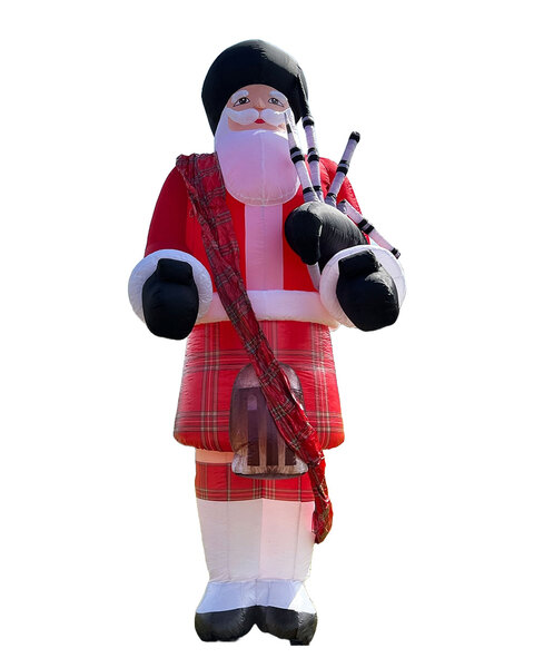 4m Giant Bagpipe Santa Inflatable