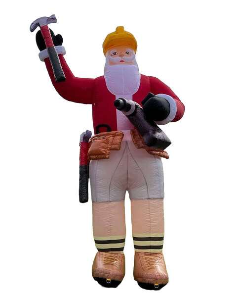 4m Giant Tradie Santa Inflatable 13.3ft