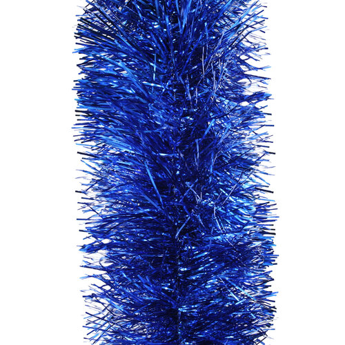 50m DARK BLUE Christmas Tinsel 150mm wide