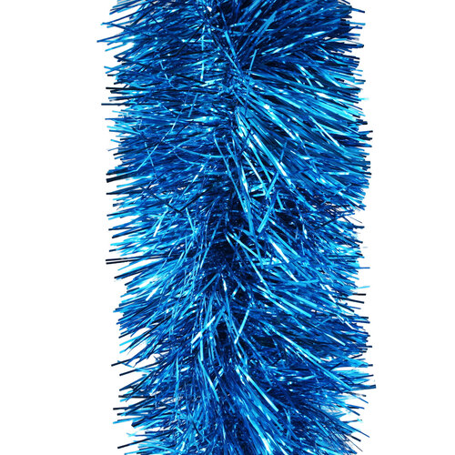 50m SKY BLUE Christmas Tinsel 200mm wide