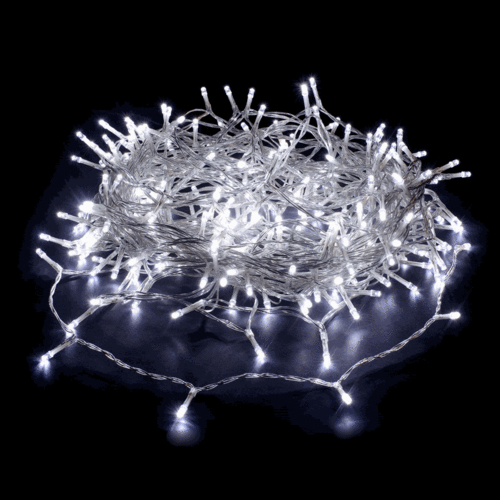 520 LED Fairy Light Chain – Clear Cable [Colour: White]