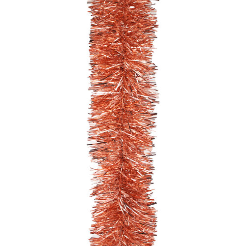 5m ROSE GOLD Christmas Tinsel 75mm wide