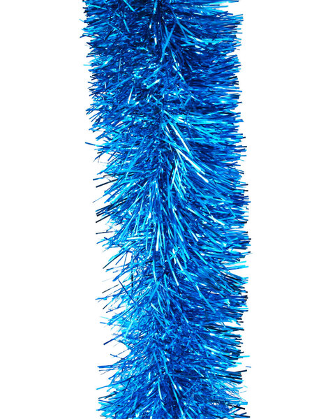 5m SKY BLUE Christmas Tinsel 100mm wide