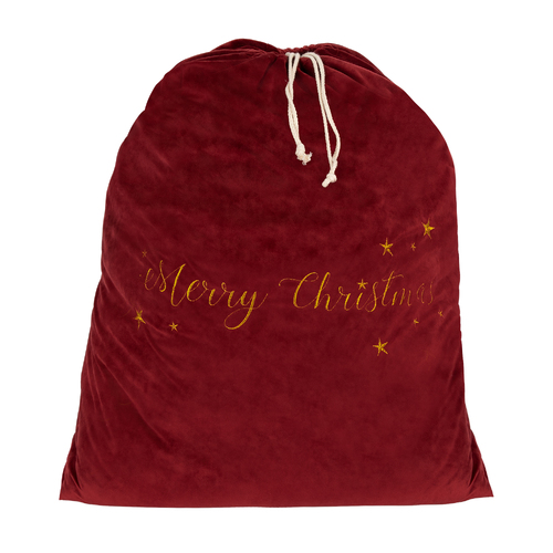 Velour Santa Sack  90cm x 60cm