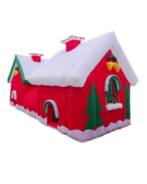 7M Giant Santa House Christmas - Inflatable