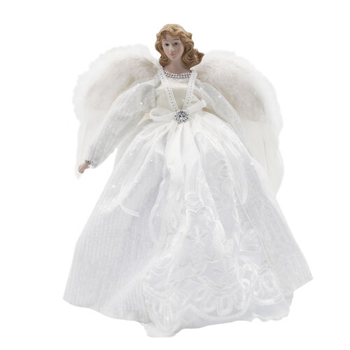 Christmas Tree Topper White Angel