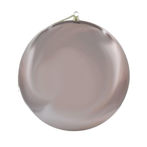 Rose Gold Christmas Bauble Gloss 500mm