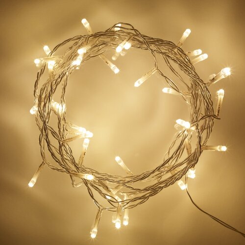 SOLAR WARM WHITE 10m 50 LED  Christmas Tree Fairy Lights