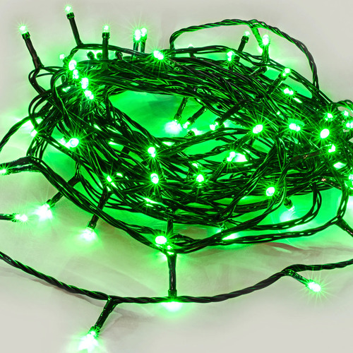 240 Green Led Fairy Light Chain 16.8m
