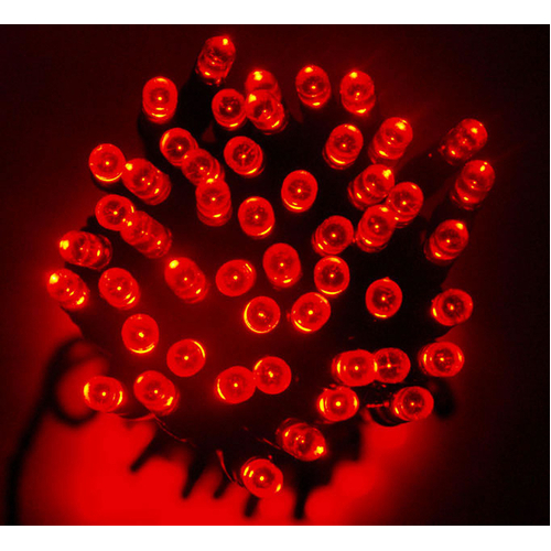 240 RED Led Fairy Light Chain 16.8m