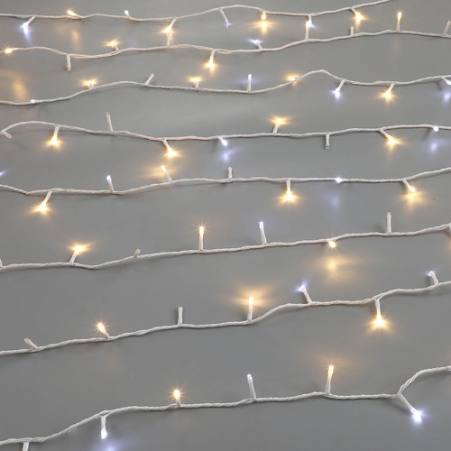 400 WARM WHITE to White Flicker Led Connectable Fairy Lights