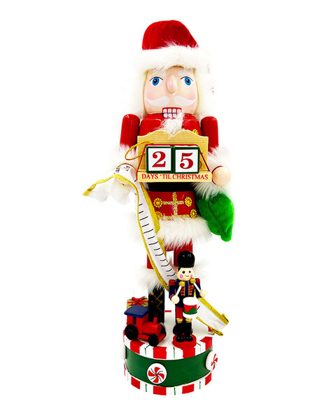 Santa And His List Nutcrackers 50cm