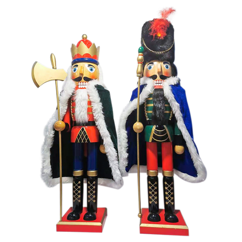 THE WINTER GUARDS Set of 2 Nutcrackers 60cm