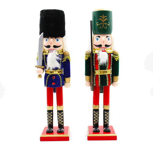 THE AUSTRIAN GUARDS Set of 2 Nutcrackers 38cm