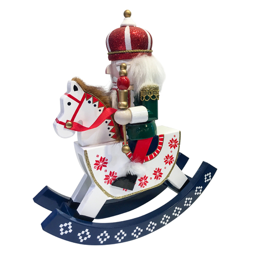 THE MOUNTED SUMMER GUARDS - Set of 2 Nutcrackers 30cm