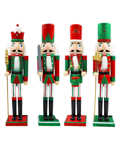 The Christmas Palace Guards 4 Nutcrackers 38cm