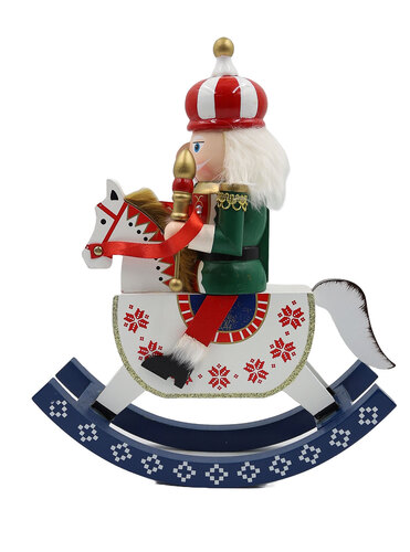 THE MOUNTED GUARDS BLUE  Set of 1 Nutcrackers 30cm