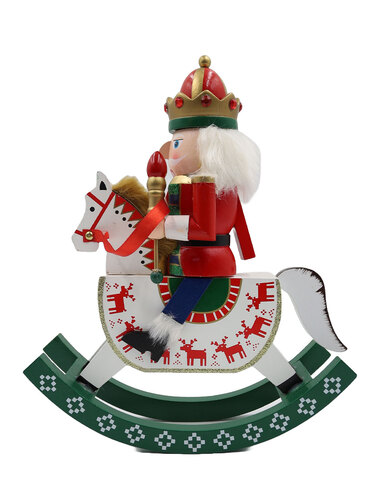 THE MOUNTED GUARDS GREEN Set of 1 Nutcrackers 30cm